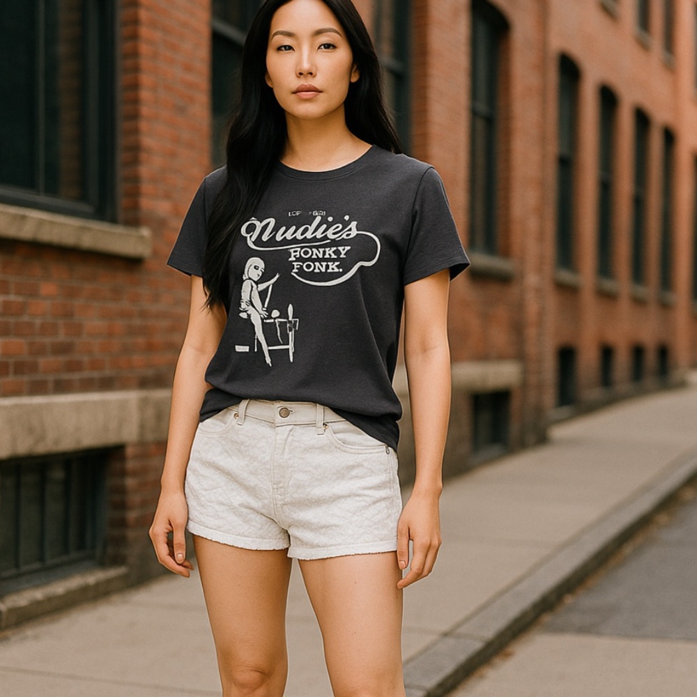 Music city black T-shirt with fun sayings on front